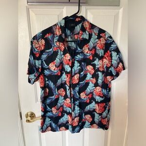 J Crew Men’s Medium Hawaiian Button Down Shirt